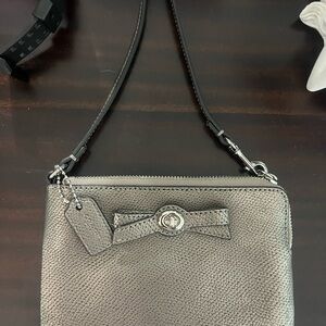 Gray Leather Women's Bag